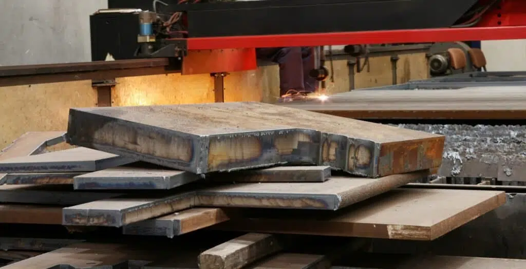 Cnc laser machine. Industrial machine.