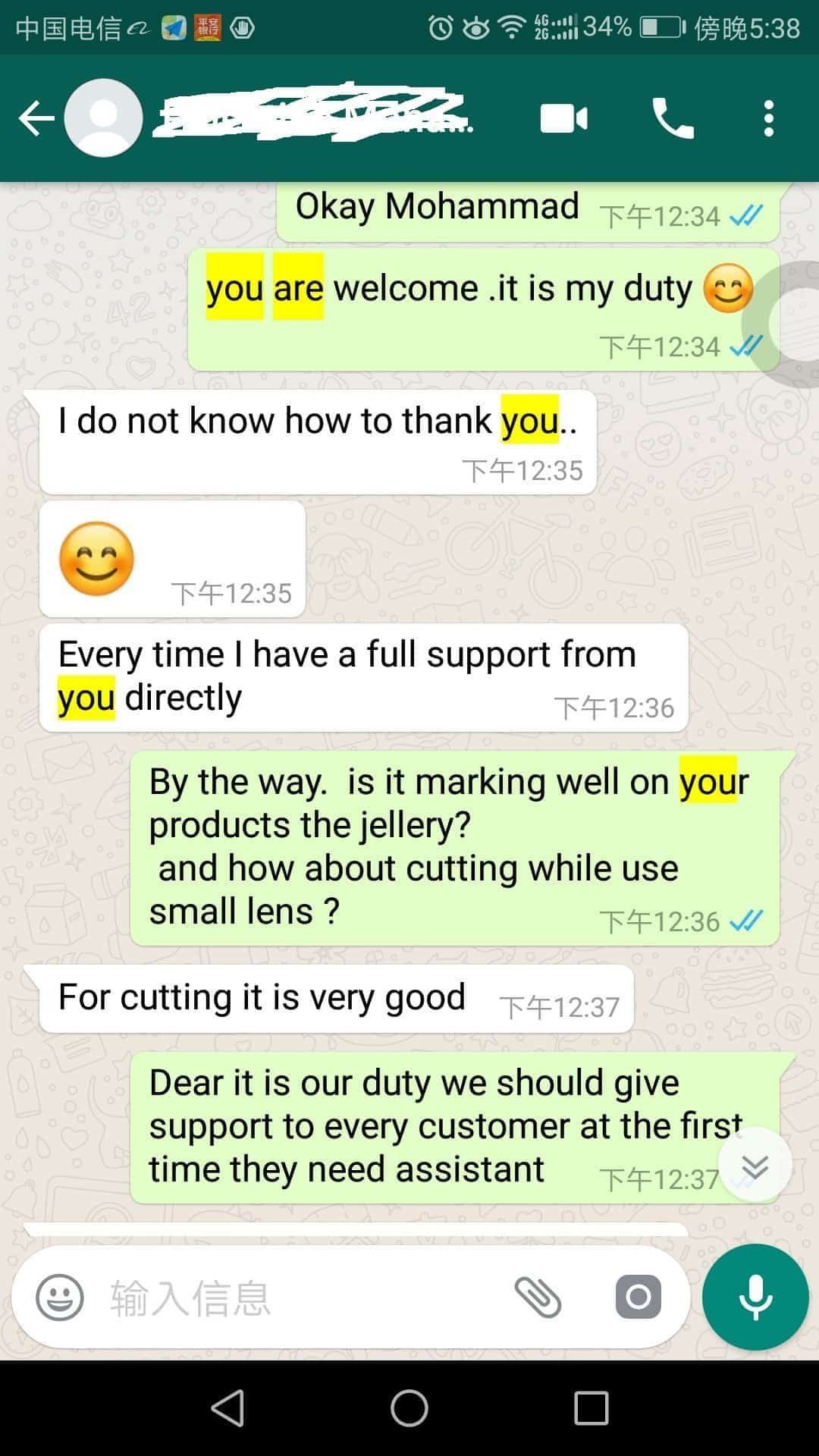 9.customer feedback