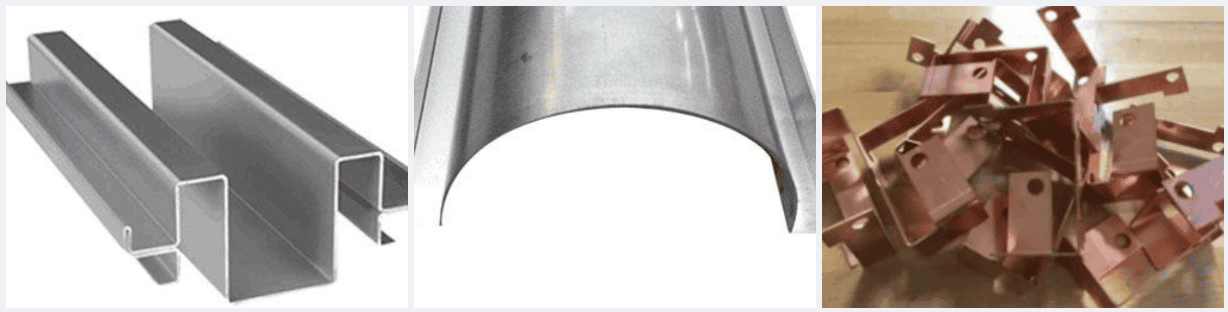 Metal bending samples