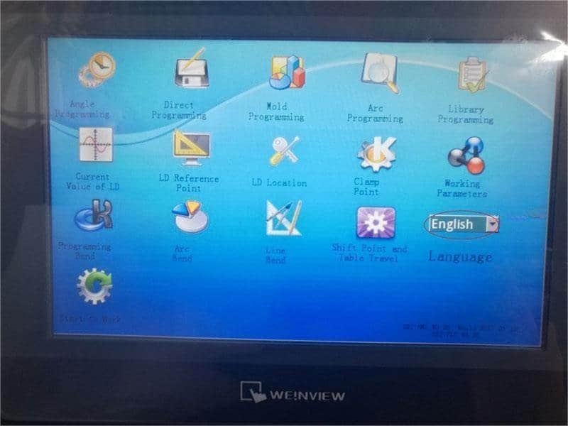 CNC Press Brake(Operating Interface with Multi-Language)