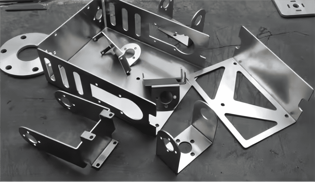 Pure electric metal bending sample