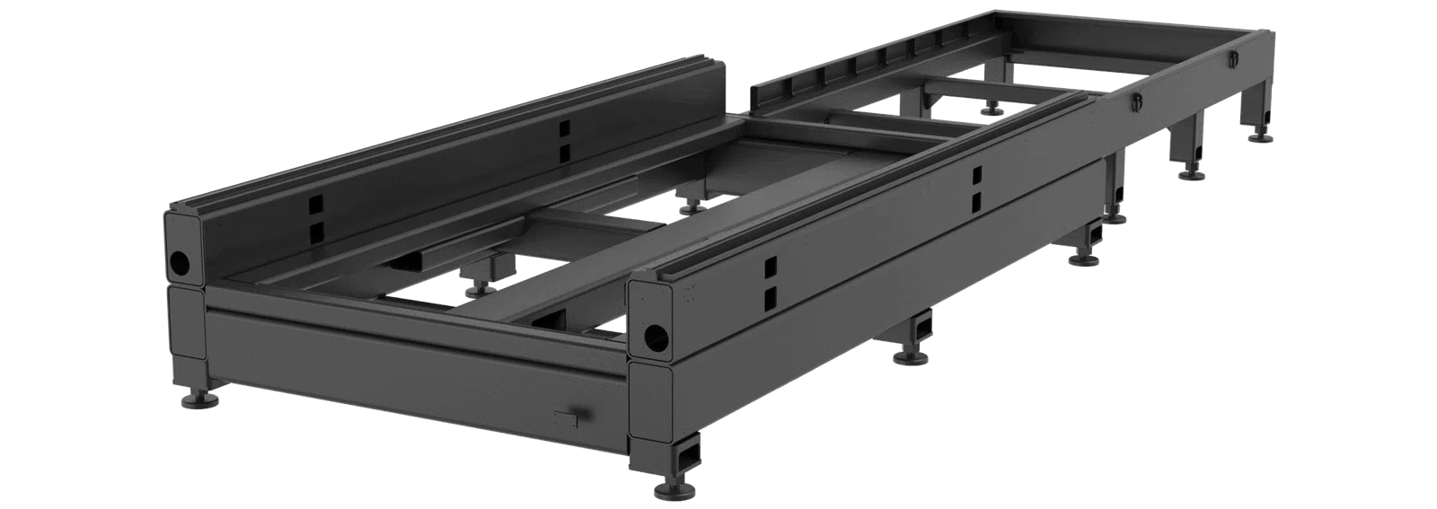 Segmented Rectangular Tube Welded Bed