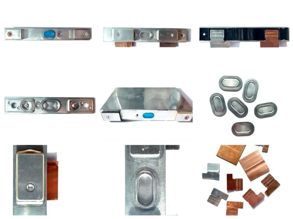 Battery mechanism metal material
