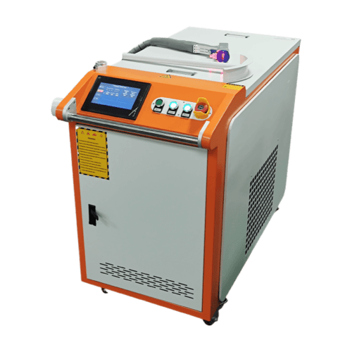 Continuous laser cleaning machine