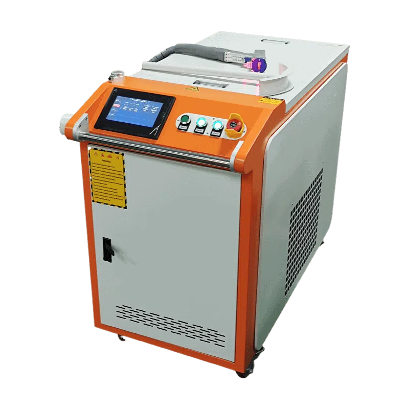 Continuous laser cleaning machine