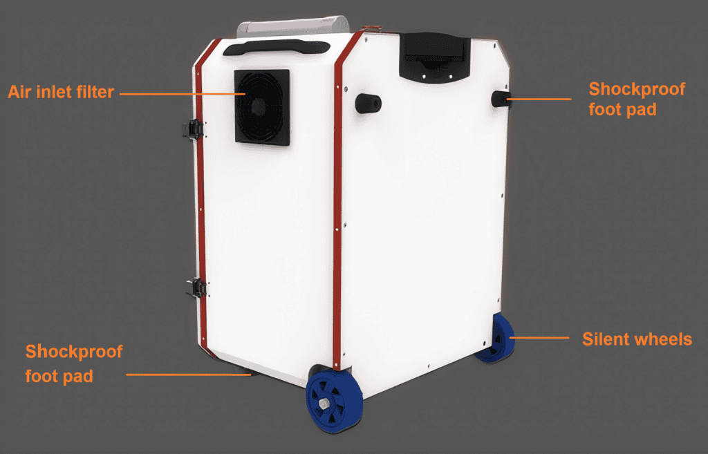 External of the trolley case