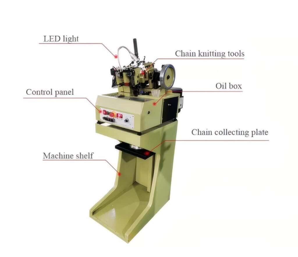 QCW Laser Rope Chain Making Machine Detail