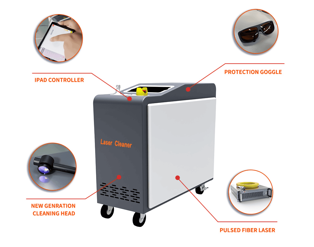 Pulse laser cleaner