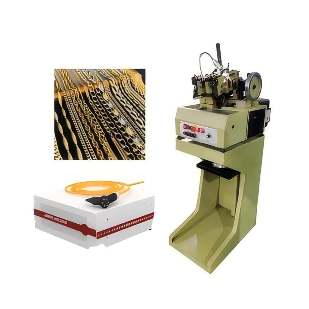Rope chain making machine