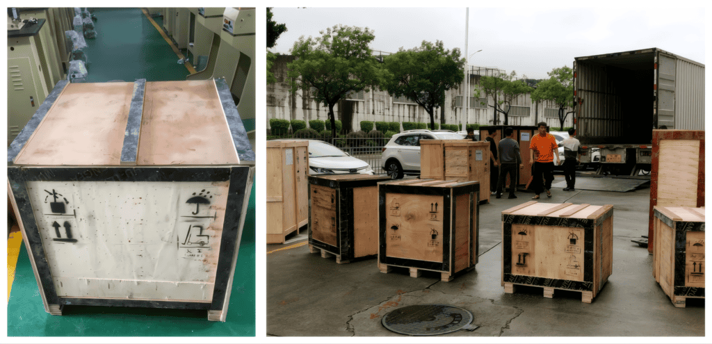 Wooden box packaging