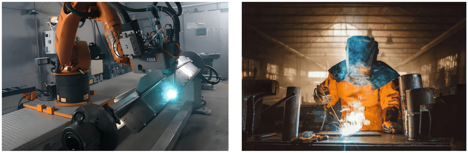 robot laser welding VS ordinary welding